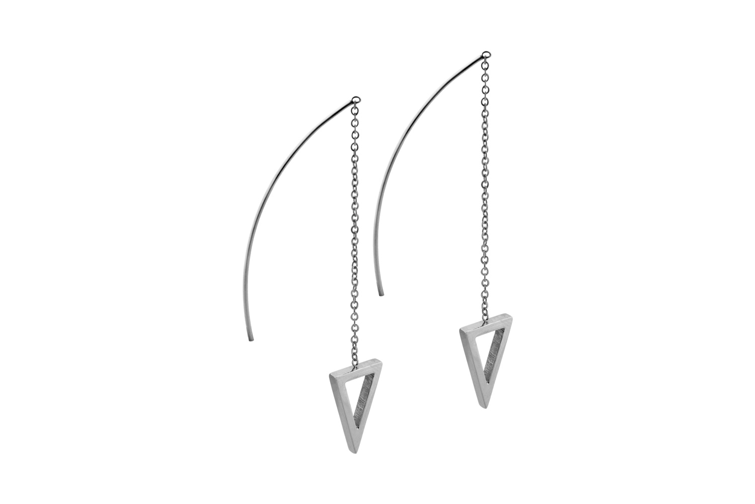 Chirurgenstahl Ohrringe Kette DREIECK ++SALE++